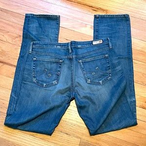 Women’s Adriana Goldschmied AG Premier skinny straight jeans size 32R EUC